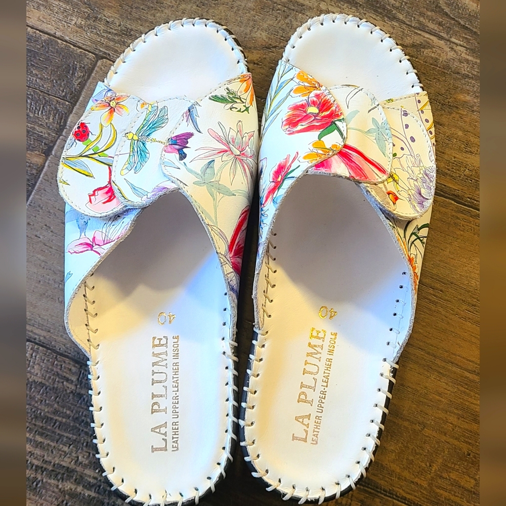 La Plume Jen Slide Floral